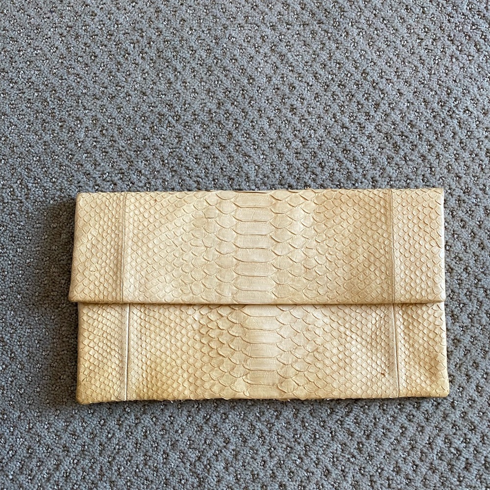 Leather clutch